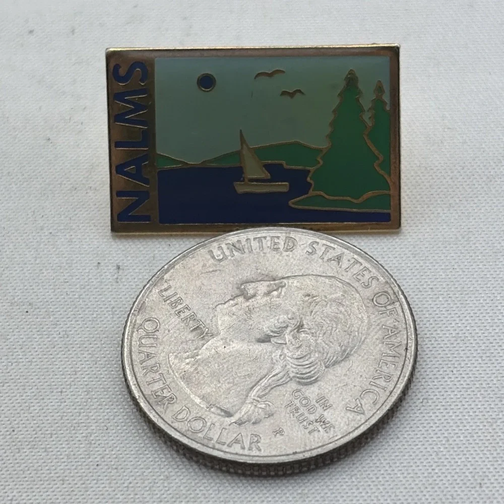 NALMS North American Lake Management Society Lapel Hat Pin